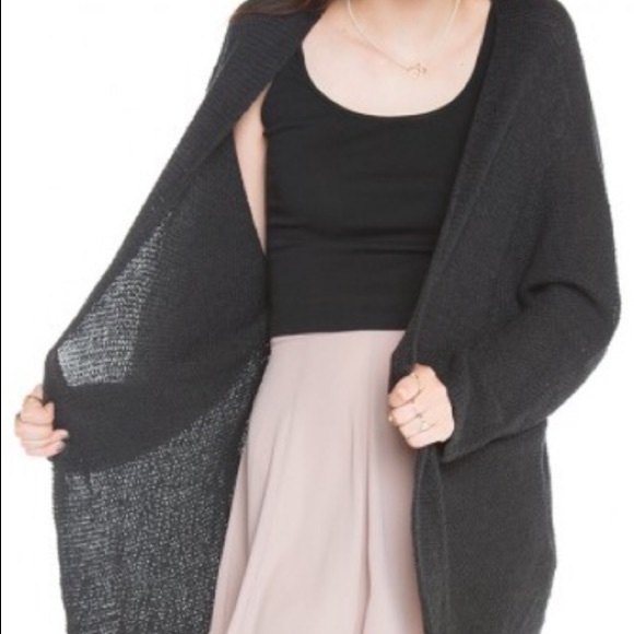 Brandy Melville Black Caroline Open Cardigan - Picture 2 of 10